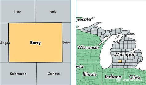 Barry County, Michigan / Map of Barry County, MI / Where is Barry County?