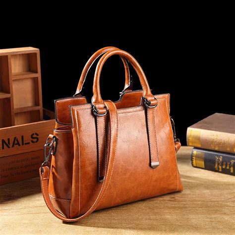 Genuine leather women handbag Fashion Designer Female Bags Handbags ...