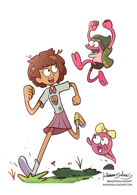 Amphibia - Anne, Sprig + Polly by RamonSalinasArt on DeviantArt