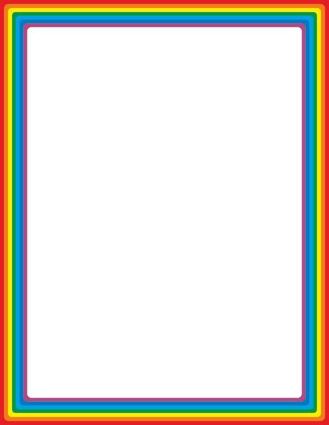 Rainbow Page Border