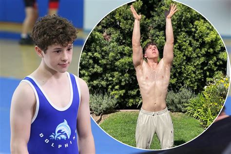 Nolan Gould, AKA Luke from 'Modern Family,' shows off his abs