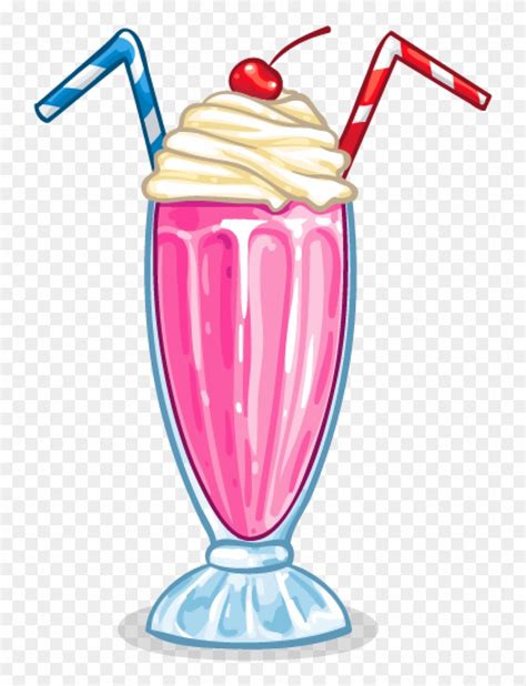 50s Milkshake Clipart - Milkshake Clipart - Free Transparent PNG Clipart Images Download