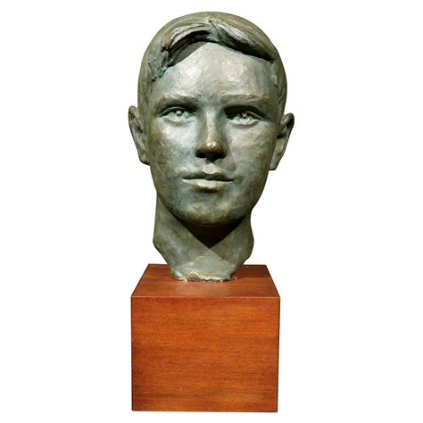 Fine Mid-20th Century Miniature Bronze Bust by Harold Pfeiffer, Circa 1960 For Sale at 1stDibs