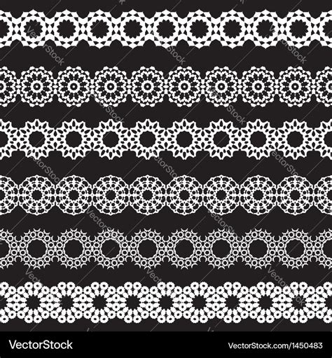 Lace border Royalty Free Vector Image - VectorStock