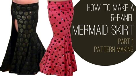 How to Make a Mermaid Skirt Part 1: Pattern Making - YouTube