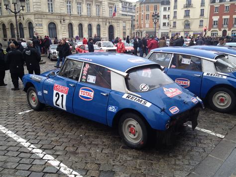 Vintage Citroën DS 21 at the 2015 Historical Monte-Carlo Rally