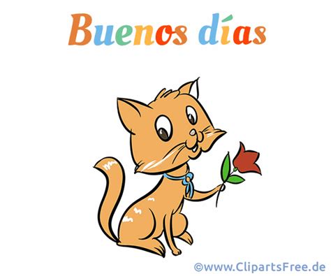 Good Morning mu Spanish Gif Clipart