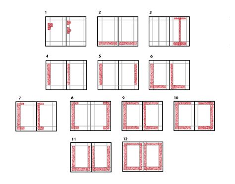 Posibles posiciones de la decoración marginal en los manuscritos ...