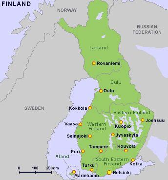 Ski Resorts Finland Map - Share Map