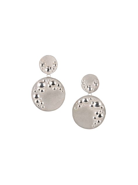 Decorio double drop earrings by Judith Peterhoff | Finematter