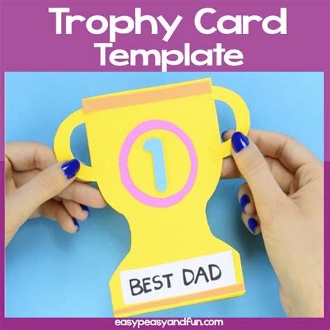 Father's Day Trophy Template