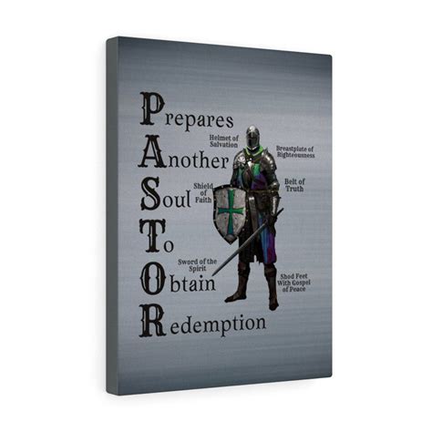 Pastor Appreciation Pastor Acronym Canvas Gallery Wrap | Pastors appreciation, Pastor ...