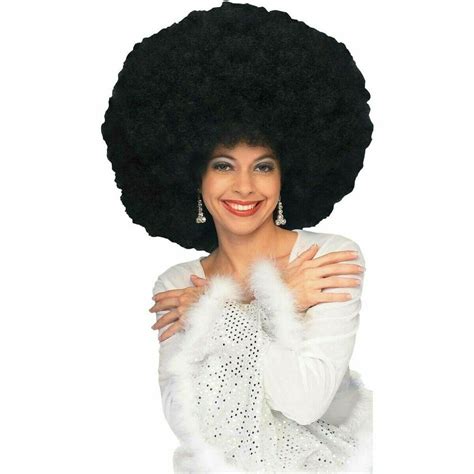 Black Giant Huge Afro Wig 70' Men or Woman Comfort Top #FORUM