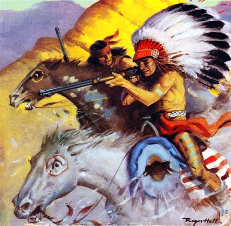 Indian warriors | Western art, American indian wars, War art