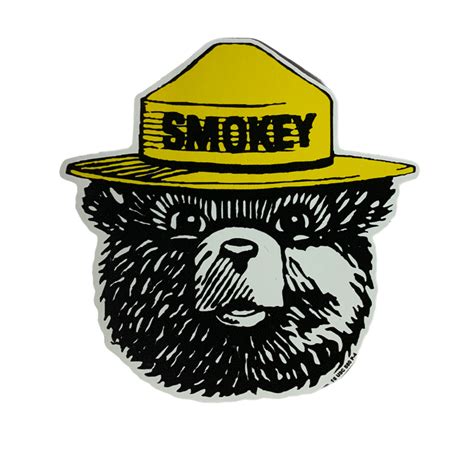 Smokey Bear Decal Sticker - USDA Employee Services & Recreation Association