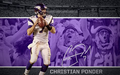 Free download Minnesota Vikings QB Christian Ponder 1920x1200 WIDE NFL Minnesota [1920x1200] for ...