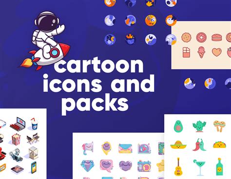 50 + Really Good Cartoon Icons and Icon Packs (Free and Premium)