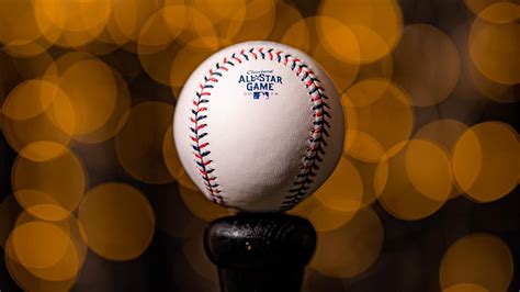 wallpaper ball, baseball, close-up, blur, bokeh HD : Widescreen : High ...