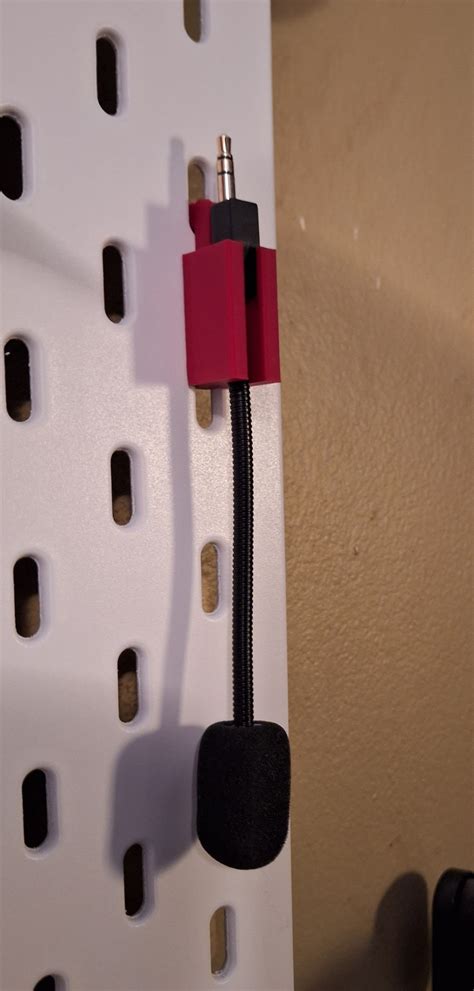 Logitech Pro X Wireless Headset Mic Holder for Skådis pegboard by raXXo ...