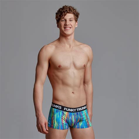 Funky Trunks Underwear Cotton Trunks Dripping Paint | Mens Underwear