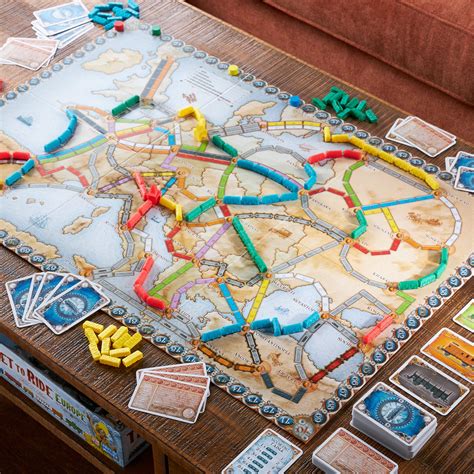 Mua Ticket to Ride Europe Train Board Game for Adults and Family | Ages 8+ | For 2 to 5 players ...