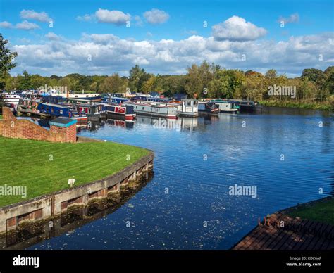 Ripon Canal Marina Ripon Yorkshire England Stock Photo - Alamy