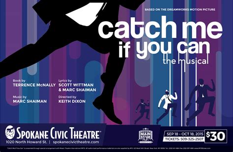 Poster Reveal #1: "Catch Me If You Can"! – Spokane Civic Theatre