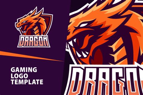 Dragon Mascot Gaming Logo Design Graphic by sixtwenty studio · Creative ...