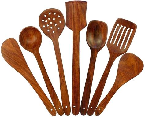 Polished Kitchen Wooden Spatula Set at Rs 90/piece in New Delhi | ID ...