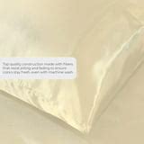 Silk Stain Sheets Set Deep Pocket Queen Sheets 4 Pieces with 2 Pillow ...