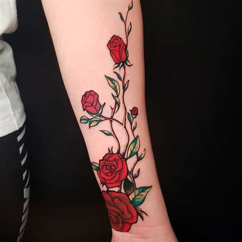 Top 81 Best Rose Vine Tattoo Ideas - [2021 Inspiration Guide]