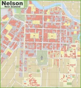 Nelson Maps | New Zealand | Detailed Maps of Nelson