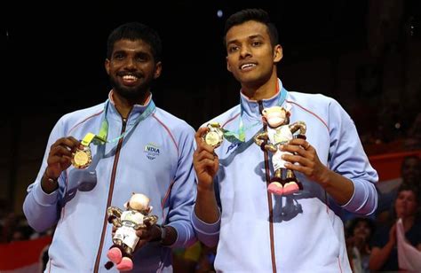 Chirag Shetty and Satwik Sairaj win gold 🥇🇮🇳