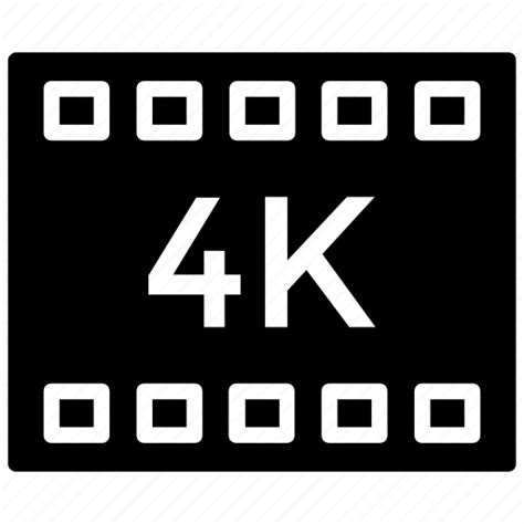 4k film, 4k movie, 4k resolution, 4k video, digital cinematography icon - Download on Iconfinder