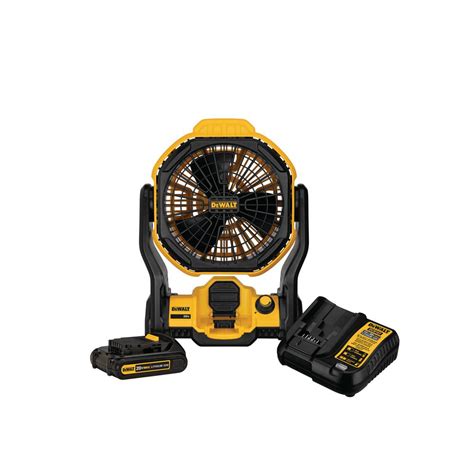 Home Depot: DeWALT 20-Volt Max Jobsite Fan Kit with 1.5 Ah Battery and ...