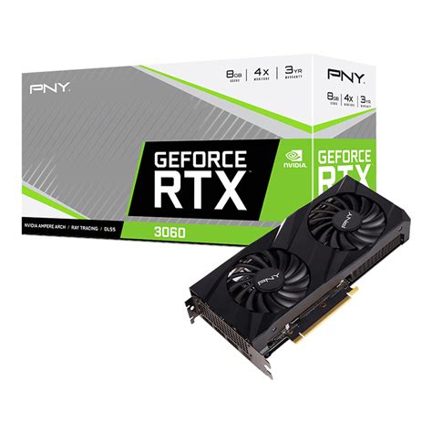 PNY GeForce RTX™ 3060 8GB VERTO™ Dual Fan