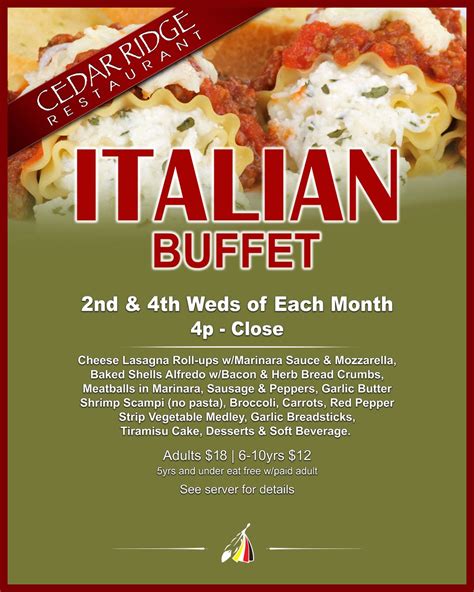 Italian Buffet - Mazatzal Casino