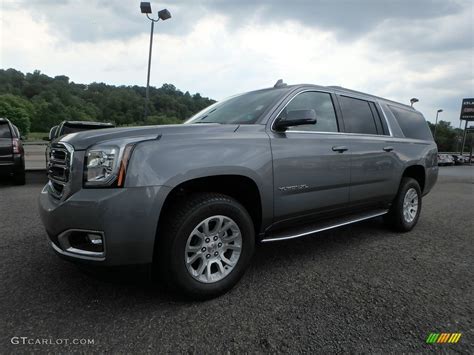 2018 Satin Steel Metallic GMC Yukon XL SLT 4WD #128410218 | GTCarLot.com - Car Color Galleries