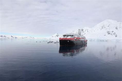 Hurtigruten cruise ship makes history as it's officially launched in Antarctica - Mirror Online