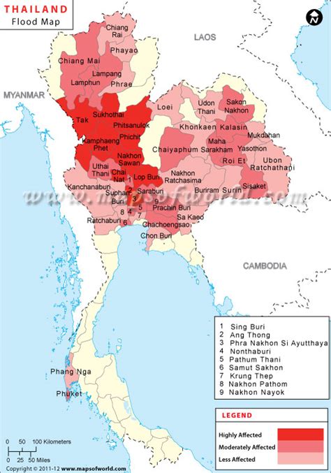 Thai Floods 2011: Introduction, Map, Damage, Updates