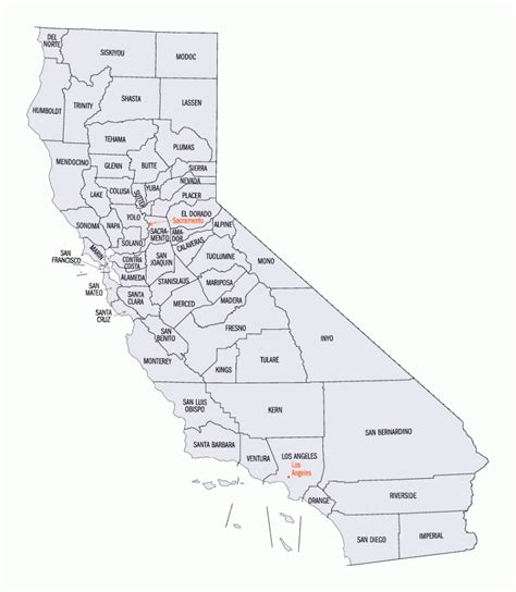 Interactive Map Of California Counties - Free Printable Maps