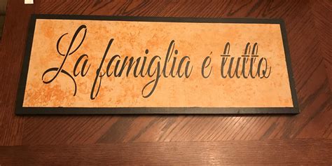 La famiglia e tutto sign Family is Everything | Etsy