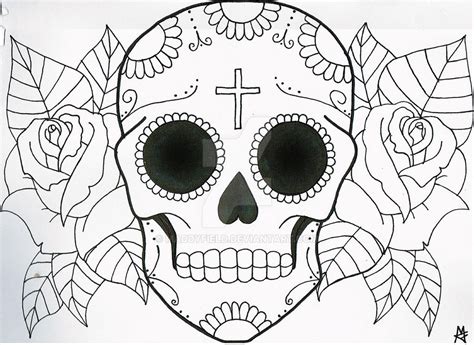 Sugar Skull Tattoo Design by MaddyField on DeviantArt