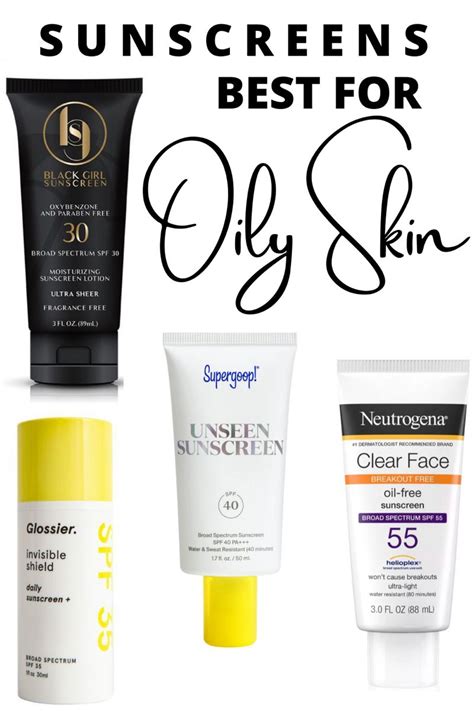 The Best Sunscreens for Oily Skin | Oily skin, Sunscreen, Oily skin care