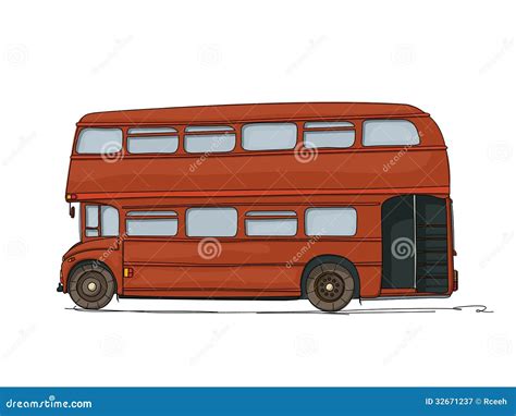 Cartoon Red Bus Drawing Bus drawing the magician tarot london drawing bus art london tattoo ...