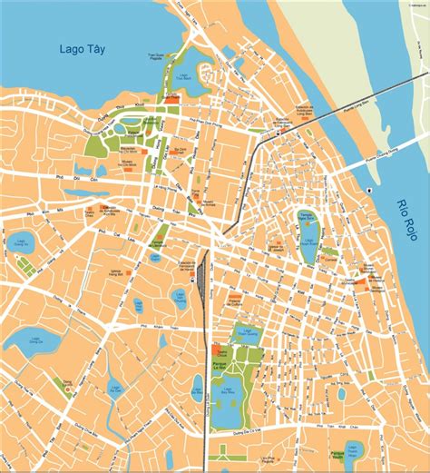 Hanoi Vector Map | Vector World Maps