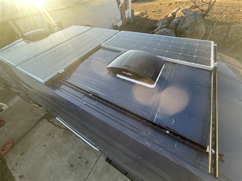 Step By Step Guide to Installing Solar Panels on a Ford Transit DIY Van ...