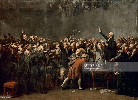 The Tennis Court Oath on 20 June 1789. Found in the collection of... News Photo - Getty Images