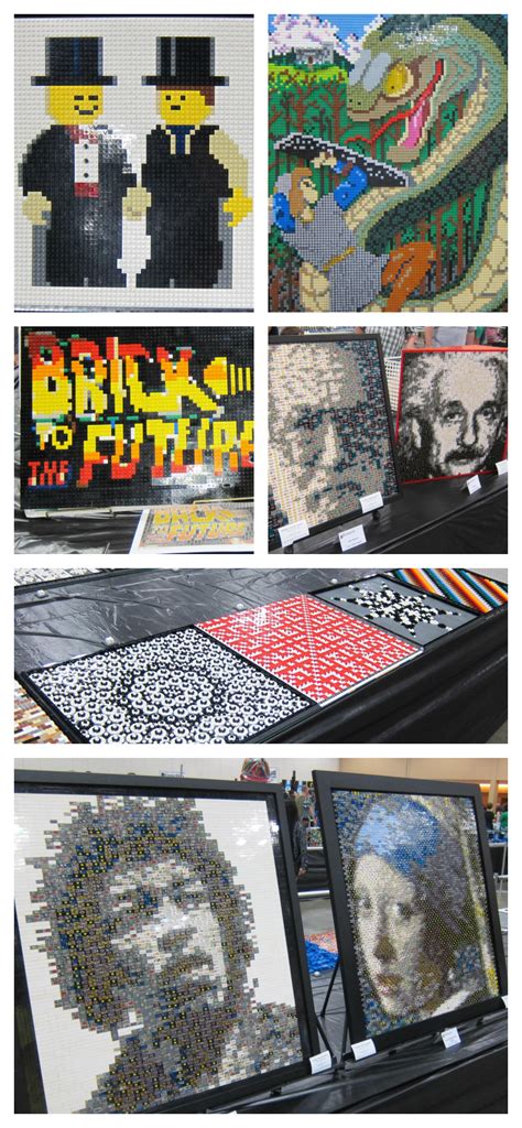 Lego Mosaics at the Brickworld Convention – Art is Basic | An ...