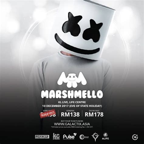 Marshmello concert tickets, Tickets & Vouchers, Event Tickets on Carousell